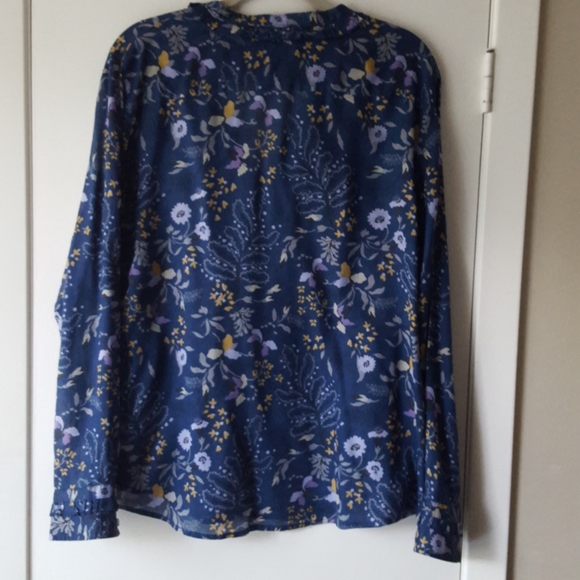 GAP Cotton Blouse with Ruffles - Picture 2 of 7